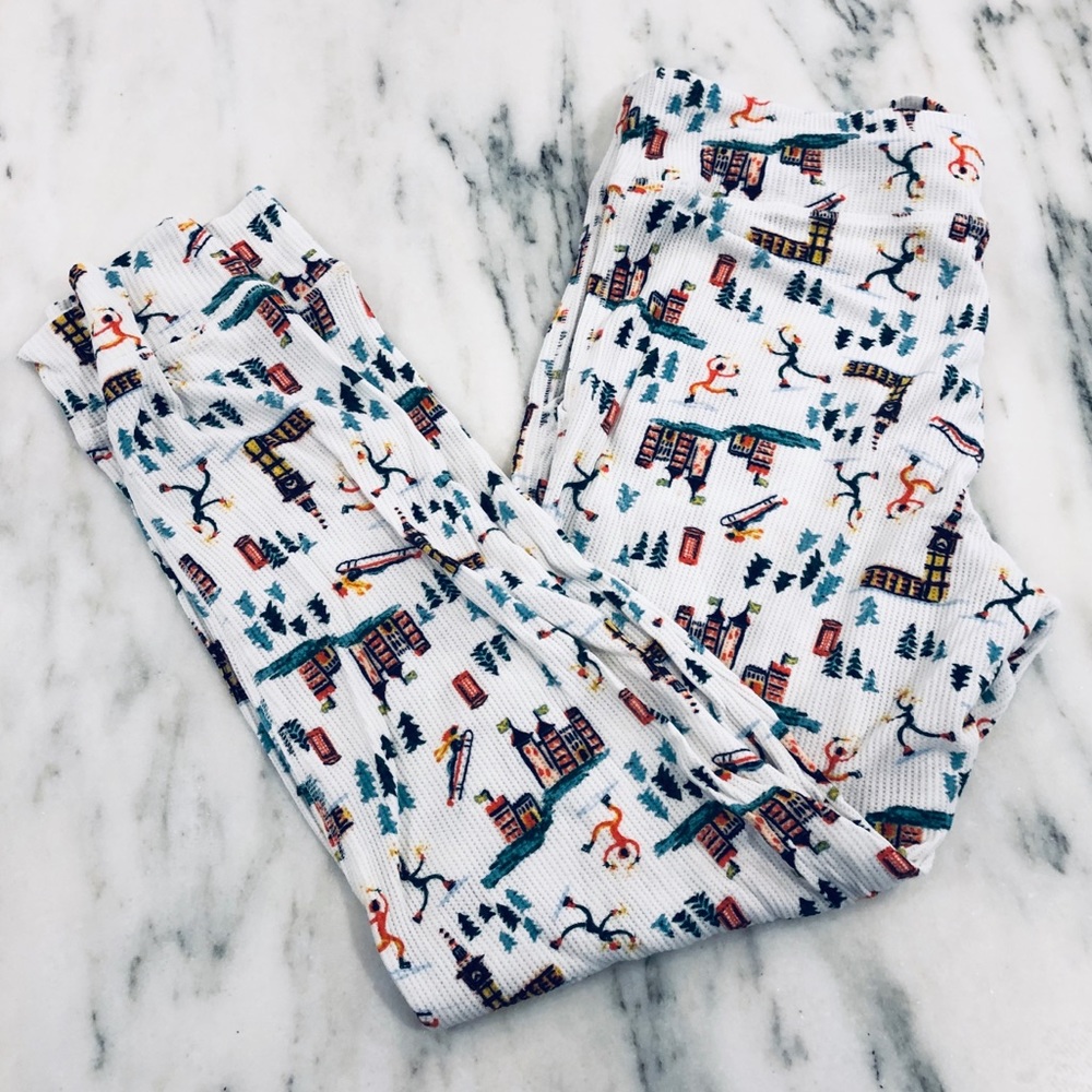 Aerie Holiday Pajama Pants Print Winter 2018
